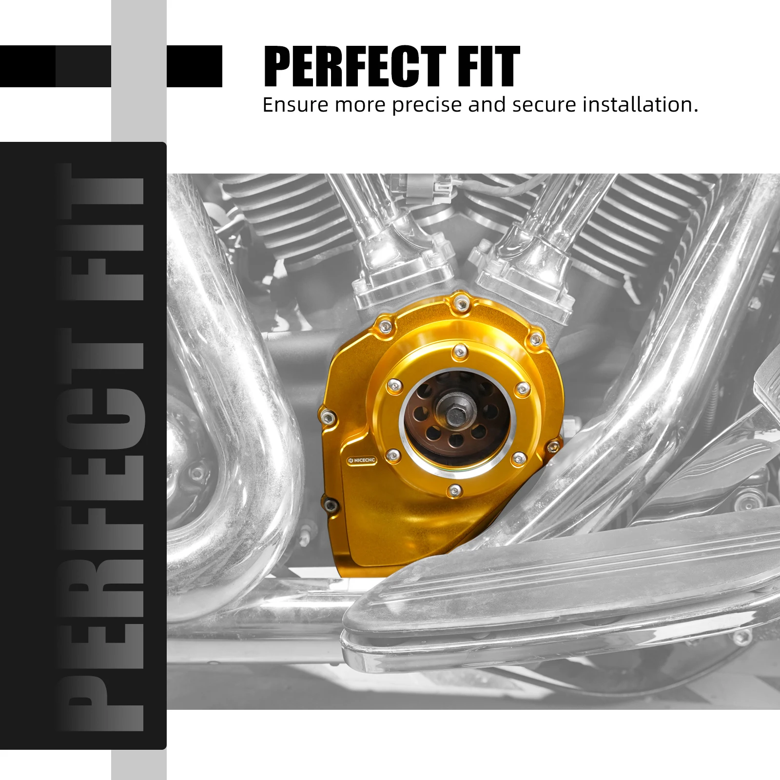 Für Harley Softail Standard 107-14, Fat Boy/Fat Boy/Street Bob/Breakout/Heritage Classic Low Rider M8 Nockenwellenabdeckung – Detail 7