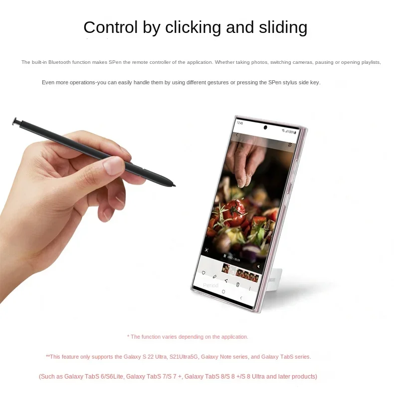 for Samsung S22 Ultra  original handwriting S pen S22U touch A stylus S908 intelligent Bluetooth Support for hover control S pen