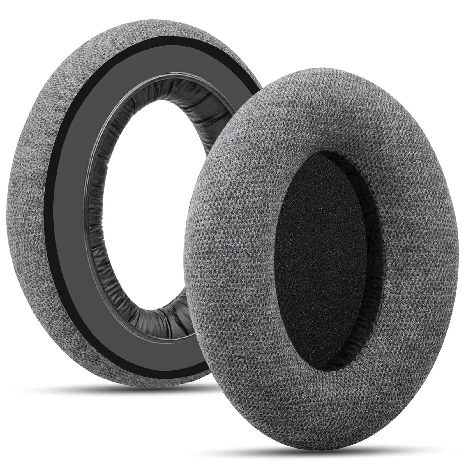 Upgraded Velour Fabric Replacement earpads for Sennheiser HD650/HD600/HD660S/HD545/HD525/HD535 Headphones