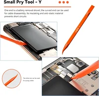 I2C 7 Pcs Phone Opening Disassembly Pry Tool  Nylon Plastic Spudger Pry Card Blade Alcohol Bottle Set  for Electronics Repair 3