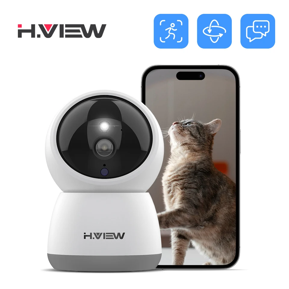 WiFi 3MP Indoor Security Camera with AI Detection