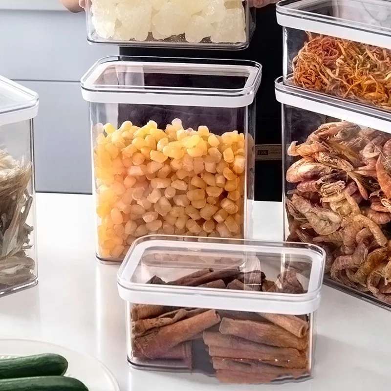 Hanging Sealed Food Storage Container  Kitchen Cabinet Organizer Containers  - Food - Aliexpress