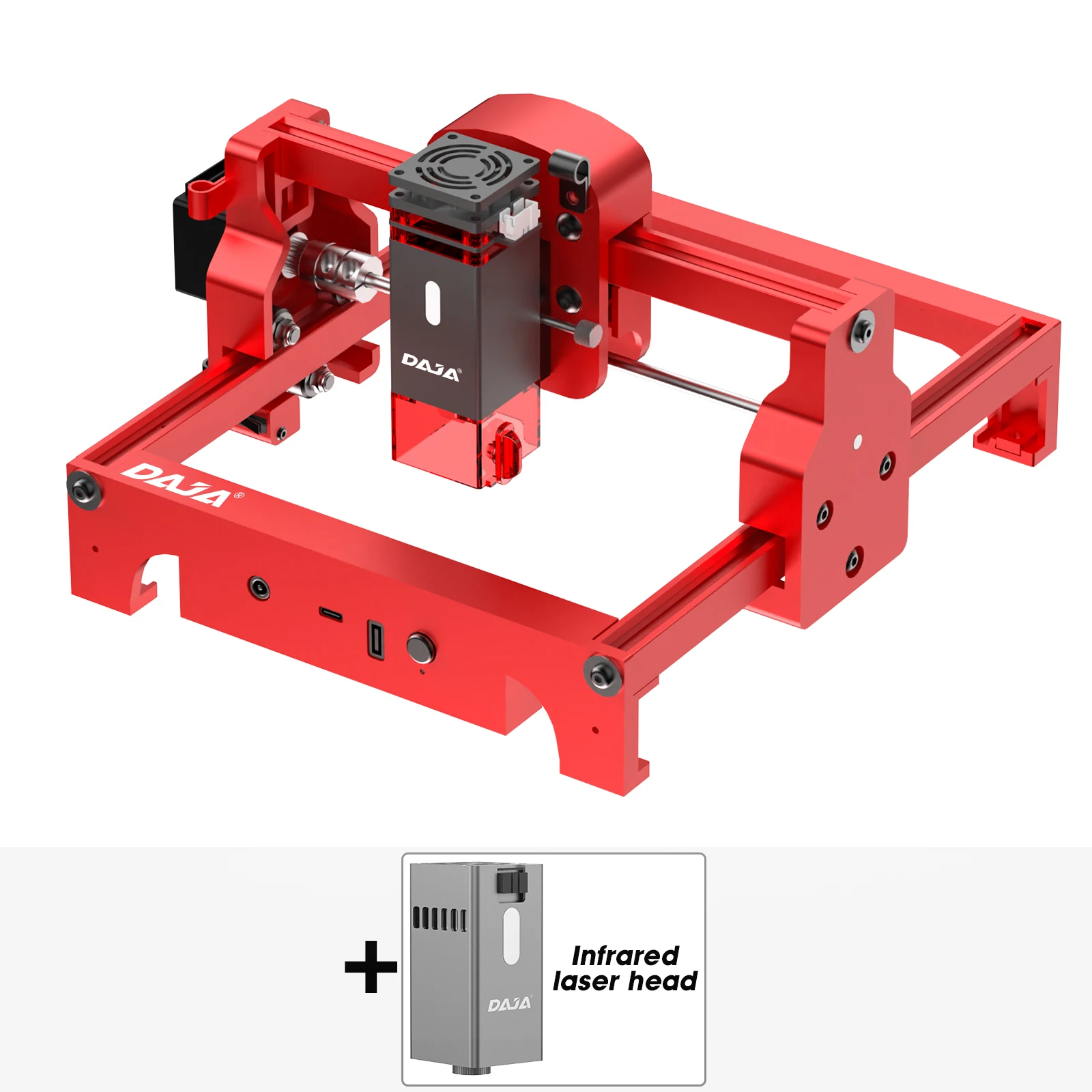 DAJA A7 レーザー彫刻機 10 ワットミニポータブル Bluetooth CNC 彫刻