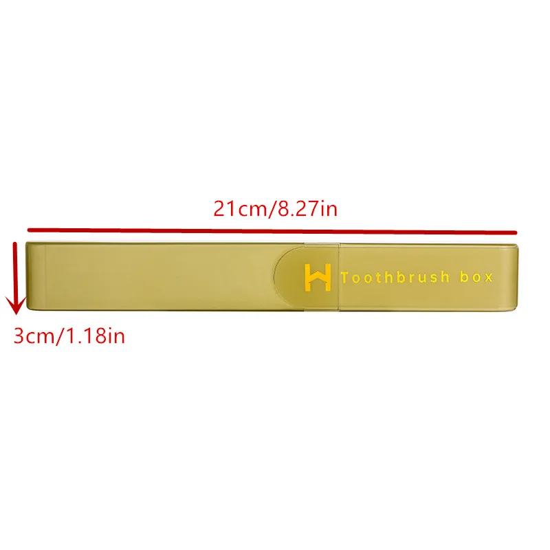 Bathroom Accessories Portable Toothbrush Box Travel Storage Dust-proof Case Tooth Brushes Protective Cover for Outdoor Camping