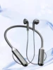 Smart digital display Bluetooth headset, rechargeable, long life, gaming/running neck wireless headset 3