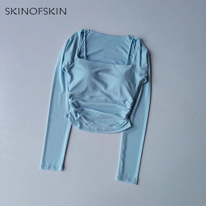 Yoga Clothes Women Sports Tops Fixed Chest Pads Mesh Splicing Slimming Long Sleeves Fashionable Running Training Fitness Clothes sports t shirt yoga top yoga shirt sports shirt