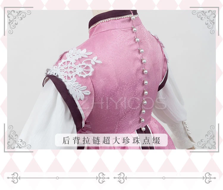 Anime Cardcaptor Sakura Cosplay Kostüm Tomoyo Dadouji Lila Lolita Kleid Karneval Halloween für Frauen 8
