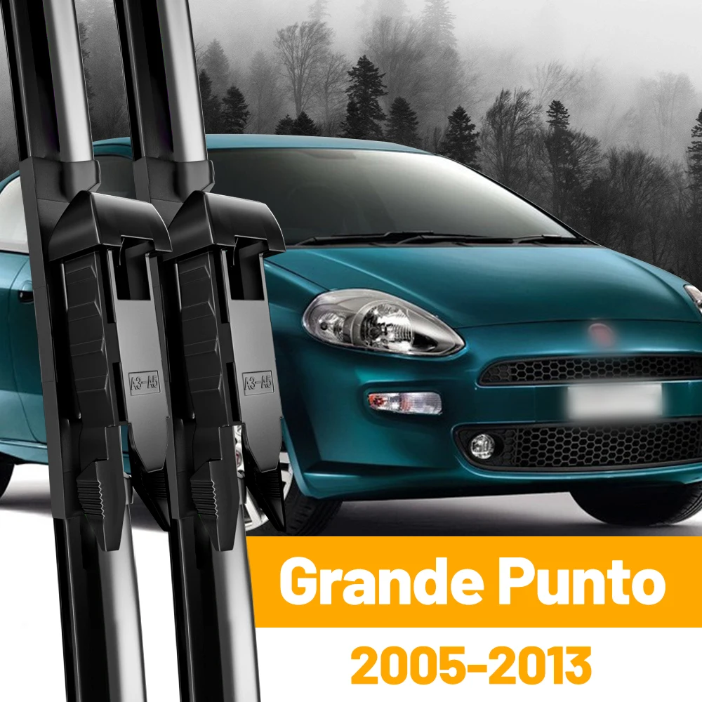 Wischer Front Wischer Klingen Für Fiat Grande Punto 2005-2013 Windschutzscheibe Für FIAT Punto Evo "+ 15" Zubehör