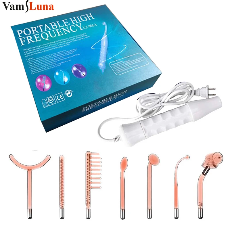 portable-high-frequency-appliance-with-original-box-electrode-tube-electrotherapy-skin-care-facial-spa-salon-acne-remover