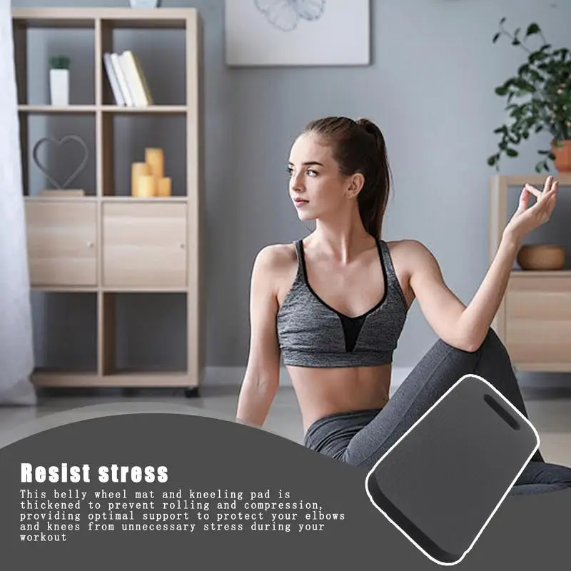 Thicken Yoga Knee Pad Cushion Anti Slip Yoga Kneeling Pad Knee Soft Flat Support Slow Rebound Non-slip Fitness Mat
