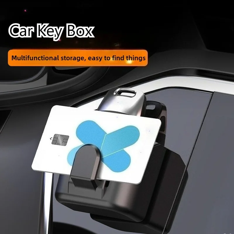 Auto Interior Storage Box Clip Anti Slip Dashboard Organizer