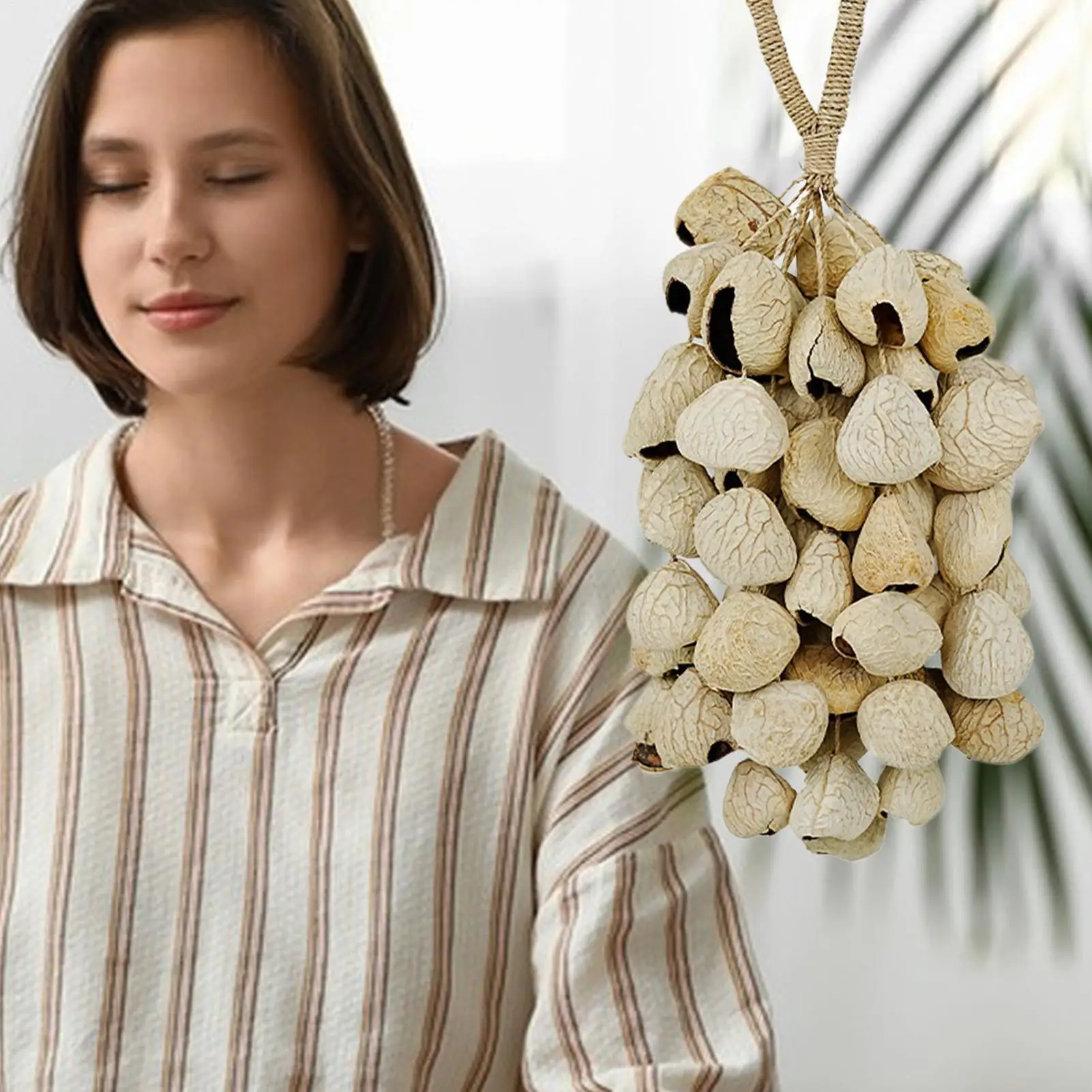 African Hand Shaker Stress Relief Meditation Rattle Meditation Relief Rattle For Outdoor Women Men Bedroom Living Room Balcony