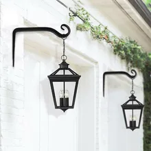 

1PC Flower Pot Plant Pot Basket Hook Bending Durable Iron Flowerpot Plant Hanger Hook Hanging Bracket Garden Decor Wall shelf