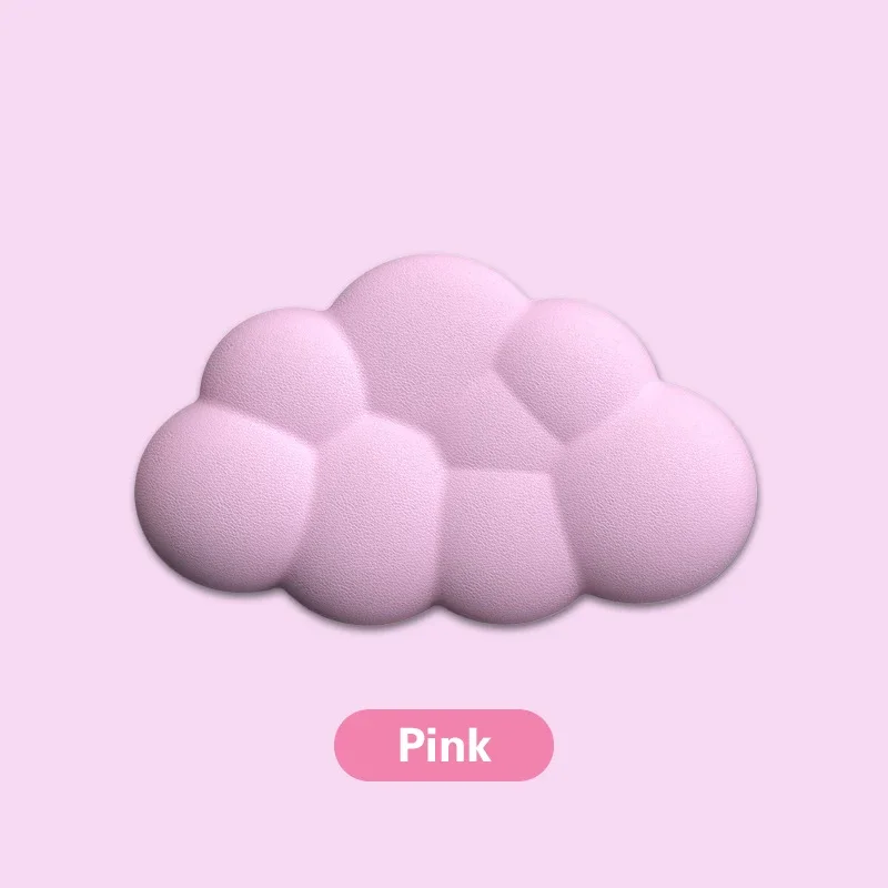 Soft Cloud Shaped Keyboard Wrist Rest Pad Memory Cotton Comfort Mouse Pad Waterproof PU Leather Hand Pillow Typewriting Tools
