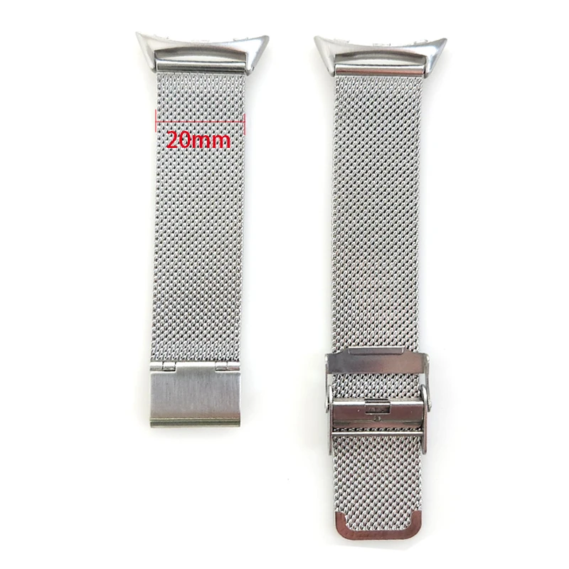 Stainless steel metal mesh Band For Google Pixel Watch  display picture 1