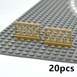 DIY City Friends House Building Blocks Set with Fence, Stairs, Ladder, Gate, Door, Window, and Garden Figures (20 pcs)