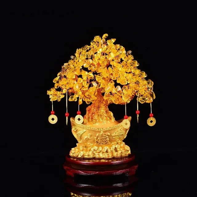 Citrine Money Tree Feng Shui Wealth - Image 2