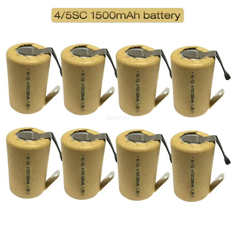 Ni-bcd充電式バッテリー,充電式,4/5sc,1.2v,1500mah,ドリル用溶接タブ付き _ - AliExpress Mobile