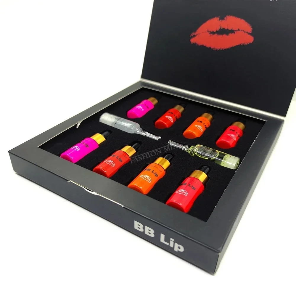 8ml Microblading Lip Tattoo Ink Permanent Makeup Pigments Semi Lips Tattoo Pigment Paints Ink Pink Beauty Supplies
