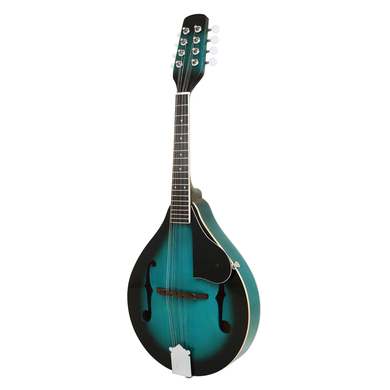 Tibetan ethnic instrument mandolin stone green eight stringed mandolin Western instrument guitar set