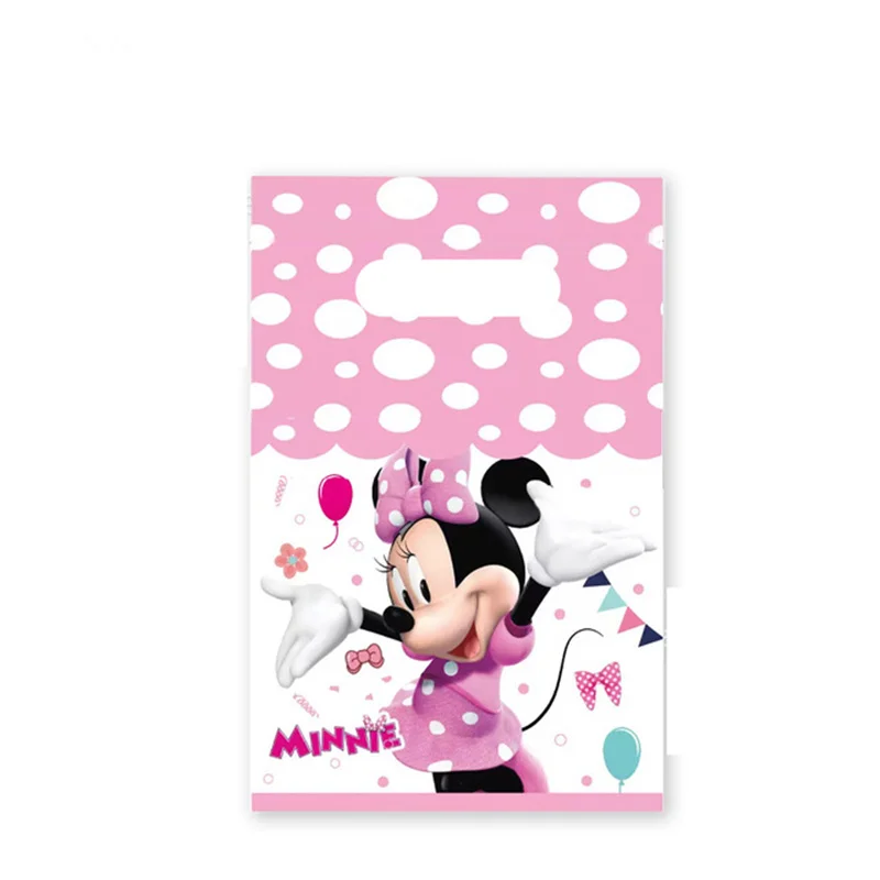 thumbnail image 1 of Bolsas de regalo para fiestas de Mickey Minnie Mouse, Frozen, Elsa, Anna, bolsas de plástico para dulces, bolsas de botín para fiestas infantiles, suministros para fiestas de cumpleaños infantiles, 1 of 5