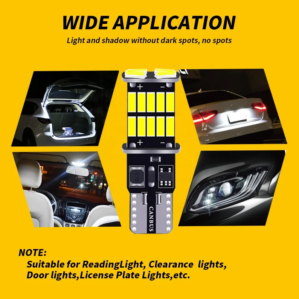  Ʈ LED  ĵ,  ڵ ׸ ,  Ʈũ ȣ , T10 W5W, 12V, 24V, 26SMD, 7000K, 2/10 