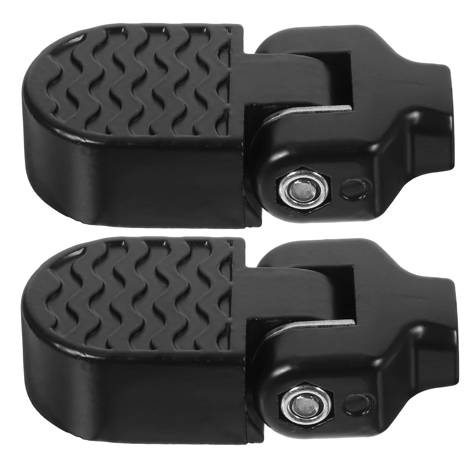 

Folding Safety Durable Easy to Use Aluminum Alloy Footrest Foot Rest Rear Seat Pedal for Bicycle Cycling MTB