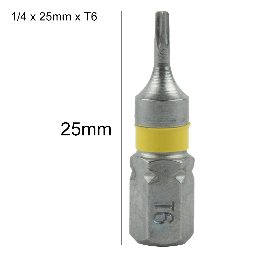 

Hand Tools Screwdriver Bit Workshop Equipment 1/4\" Electric T6-T40 Hex Head 1/4inch Screw Driver Bit Accessories