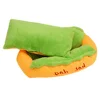 Winter Hot Dog Pet Bed - 3D Hot Dog Bun Style Cat and Dog House, with Removable Pillow and Orthopedic Memory Foam 4