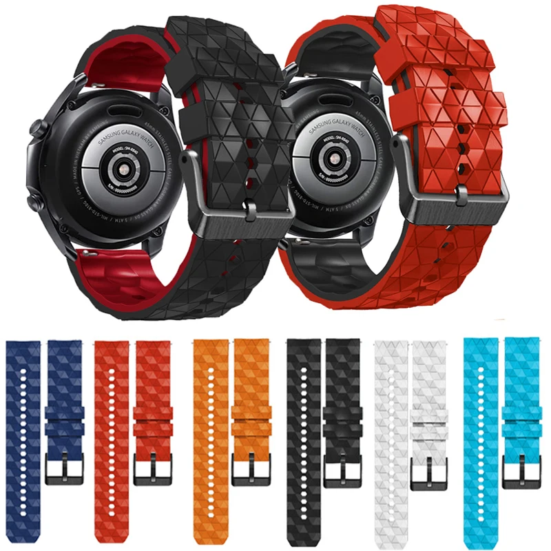 Nuovo Cinturino Smart Watch 22Mm Silicone Per Samsung Gear S3 Classic Garmin Vivoactive 4 Ticwatch Pro Sport Strap Bracciale Accessori