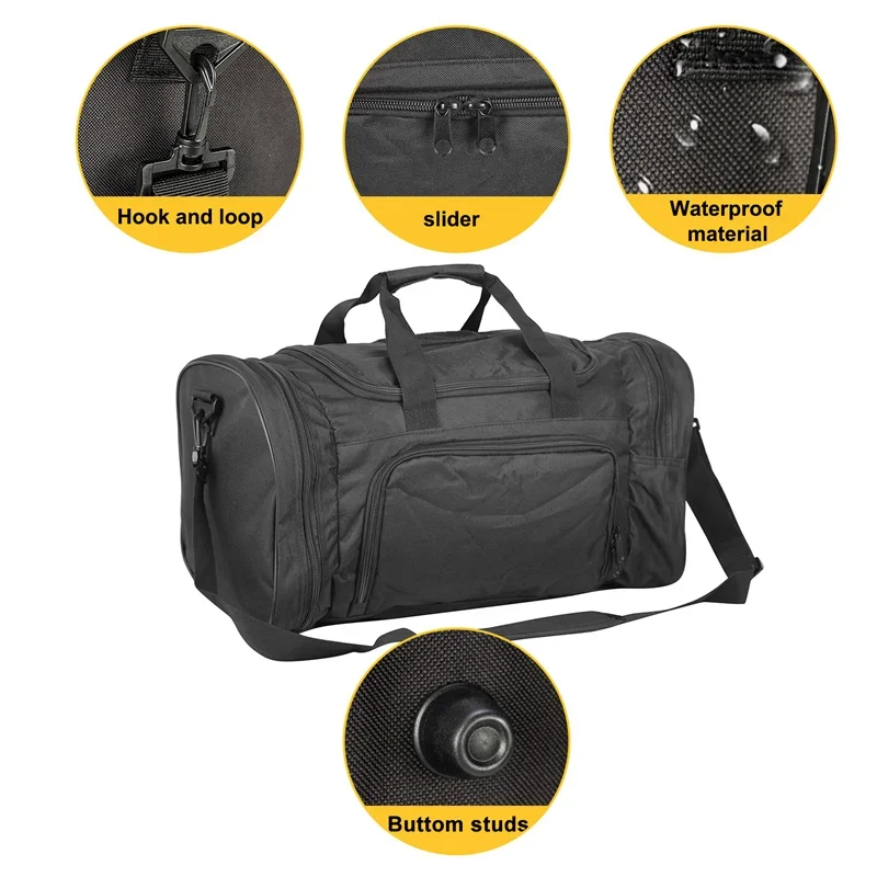 Gym Bags Large Tote Luggage Travel Bag Outdoor Handbag Camping Backpack Sports Hiking Trekking Bag with Shoes Compartment