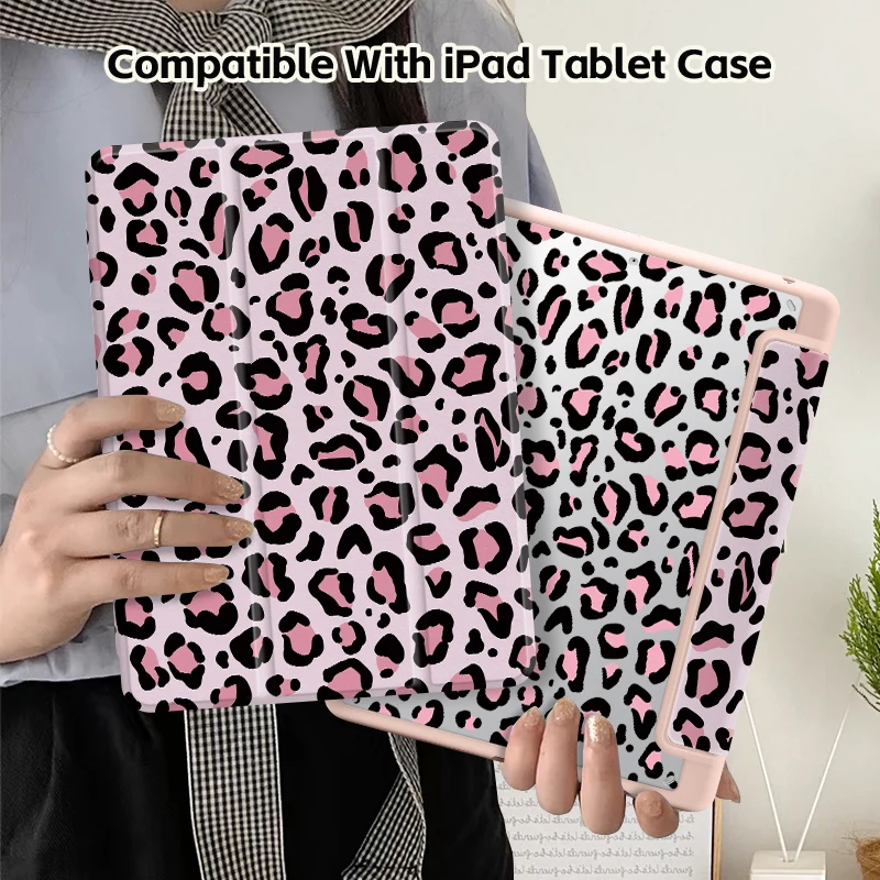 Enhanced iPad Case with Sleep Wake Function and Pen Slot Design - Double-Sided Printing