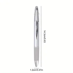 Nail Art Dotting Pen - Ballpoint Design Manicure Tool for Artistic Dot Patterns (Silver)