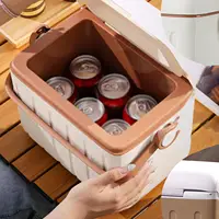 Glacière isotherme pour aliments chauds/froids, boîte à glace portable pour barbecue, livraison de nourriture 6