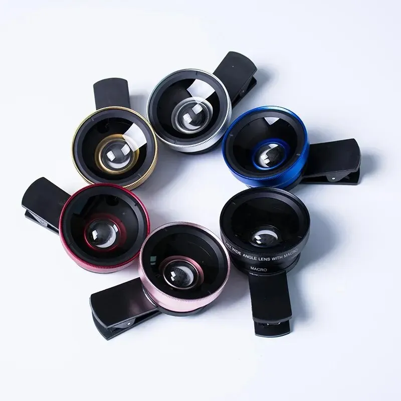 휴대폰용 초광각 매크로 렌즈, Slr 외부 카메라 특수 효과 렌즈, 0.45x