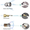 Sewer Drain Water Cleaning Hose Pipe Cleaner for Karcher K2-K7 High Pressure Washer Rotating Sewer Jetting Nozzle 6