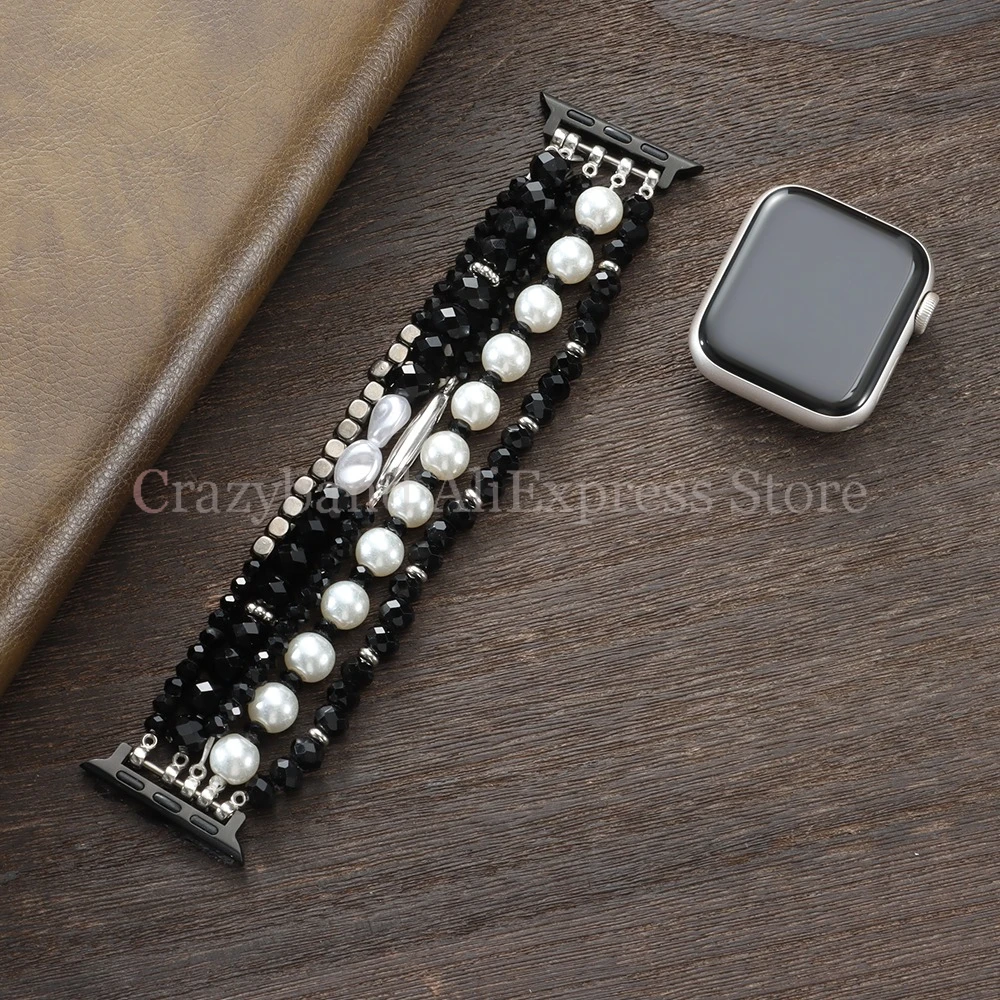 Elegant Pearl Jewelry Strap - Women's Luxury Bracelet Band