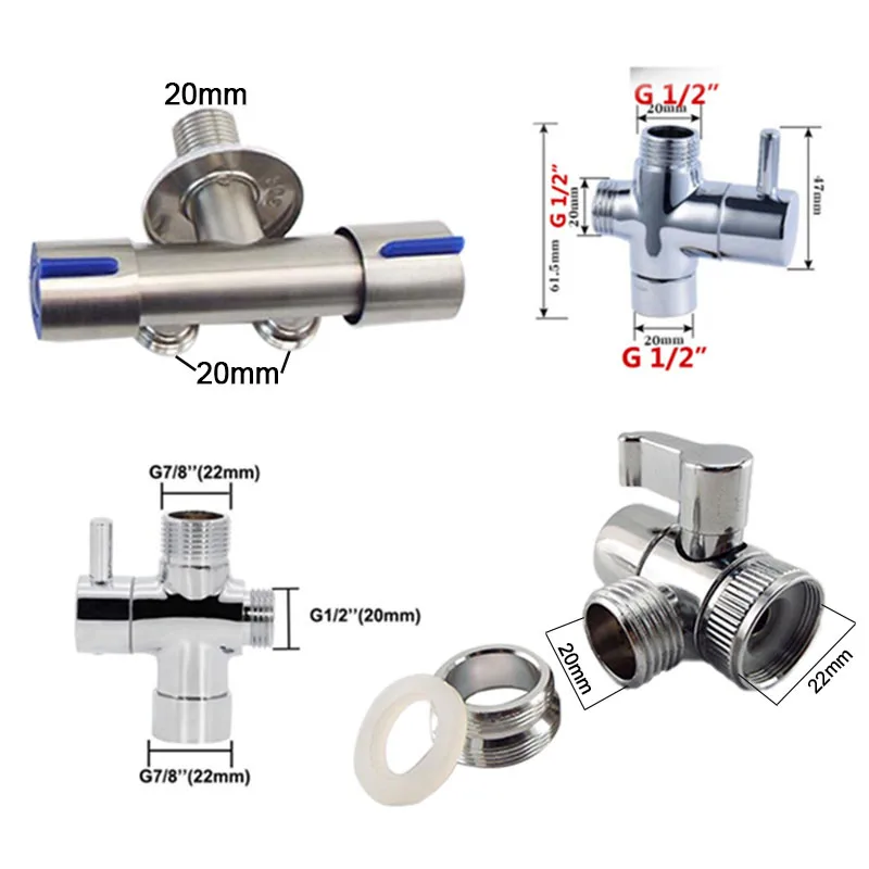 Description Picture 2 of itemprotable Handheld Toilet Bidet Faucet Sprayer ABS Shower Head Spray Gun water hose holder Tap set kit wc bathroom Self Cleaning