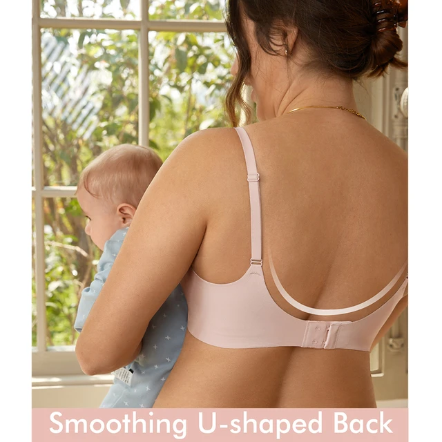 Nursing Bras for Breastfeeding Ultra Comfort Maternity Bra Smooth Pregnancy  Sleeping Bralette 