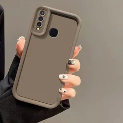 Matte Anti - Drop Soft Protective Phone Case - Full Coverage Cover for Vivo U20 (Coffee)