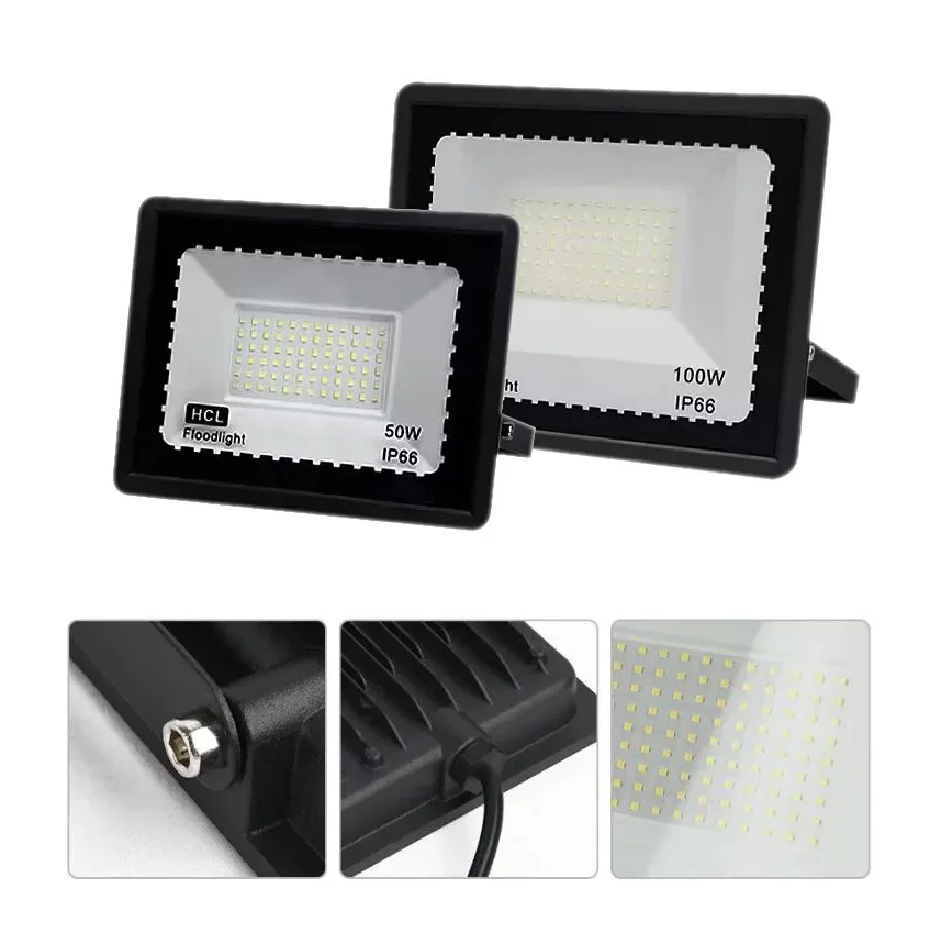 50W LED Flood Light Outdoor Lighting 220V Waterproof IP65 Reflector Projecteur LED Exterieur Focus Spotlight