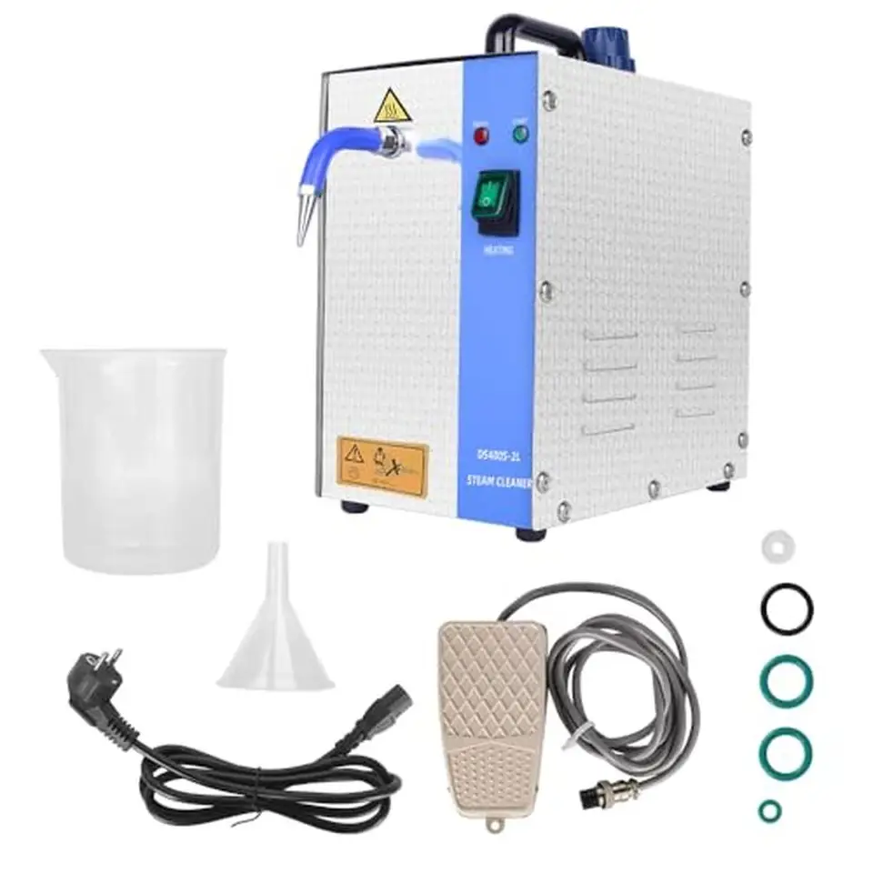 Professional 2L Jewelry Steam Cleaner 1300W Stainless Steel