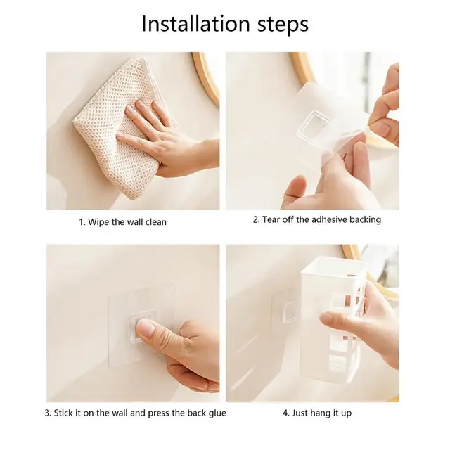 Fali Függő Kosár Játékok Kozmetikai Szekrény Tároló Szervezők Lefolyó És Fal Lógott Állvány Falra Szerelhető - Image 2