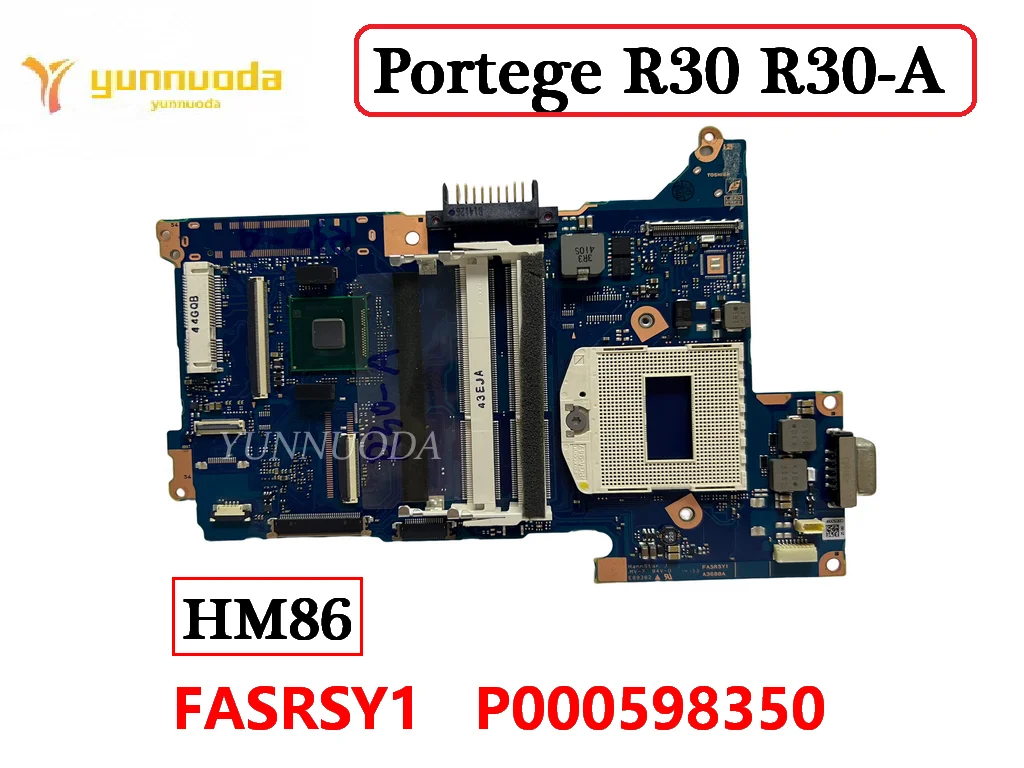 

FASRSY1 для Toshiba Portege R30 R30-A материнская плата для ноутбука HM86 DDR3L P000598350 100% протестирована