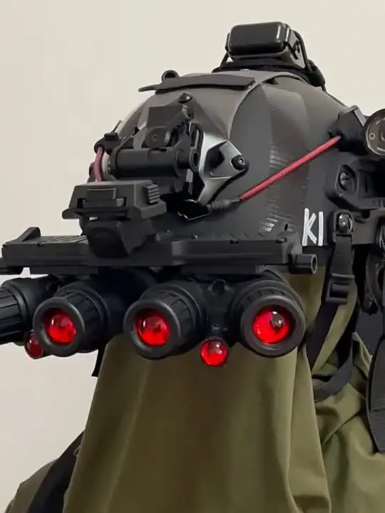 戦術ヘルメット 6 目ナイトビジョンゴーグル NVG ダミーモデル