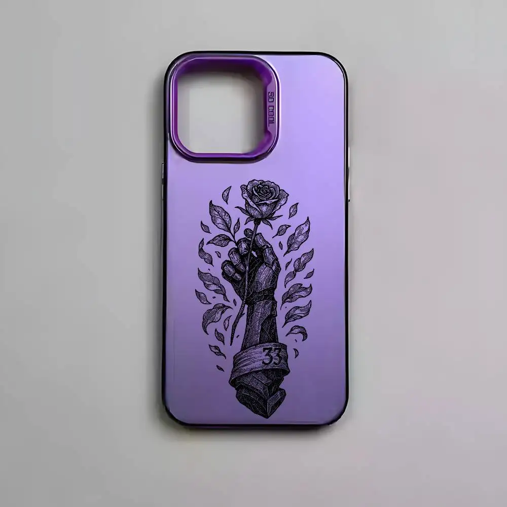 Game E-Expedition Multicolor Matte Laser Metallic Aurora Phone Case