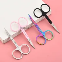 Small Scissors Nails Art Stainless Steel Small Eyebrow Nose Hair Scissor Cut Facial Trimming Beauty Makeup Accessories Manicure 2