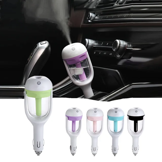 Mini 12V Car Aroma Diffuser Essential Oil Diffuser Car Humidifier