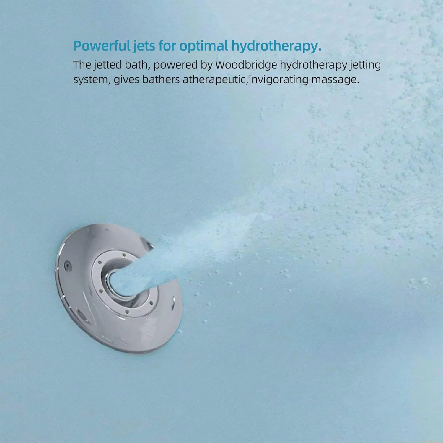 Whirlpool Water Jetted and Air Bubble Freestanding Heated Soaking Combination Bathtub Air Massage High Performance Pump 6