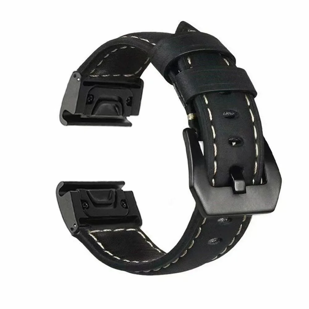 Premium Leather Quick Release Watch Strap, 26mm/22mm